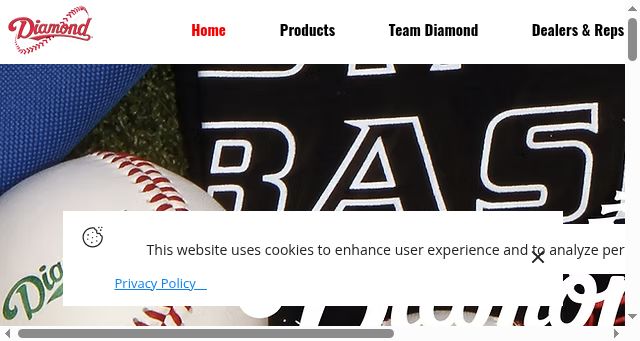 Screenshot of diamond-sports.com