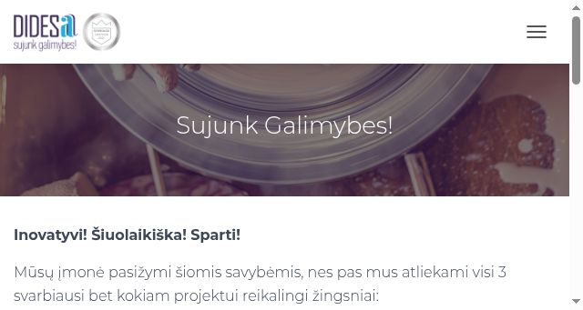 Screenshot of dides.lt