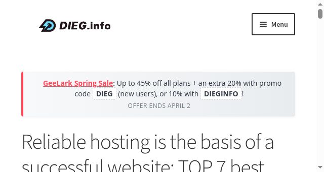 Screenshot of dieg.info