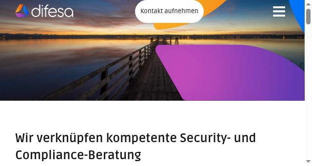 Screenshot of difesa.de