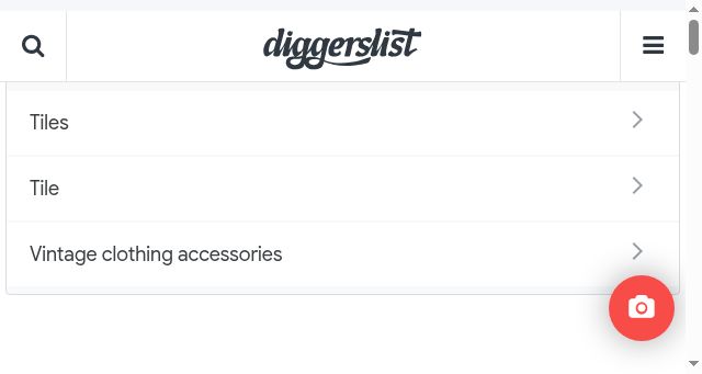 Screenshot of diggerslist.com