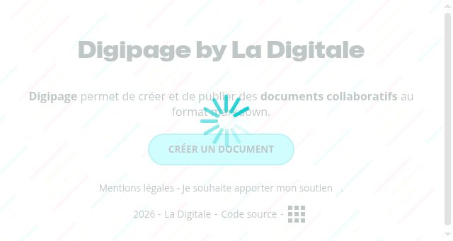 Screenshot of digipage.app