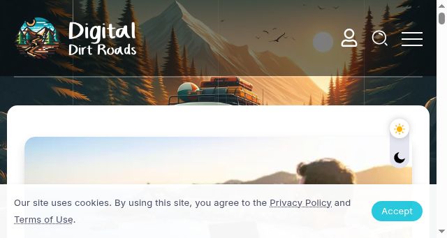 Screenshot of digitaldirtroads.com