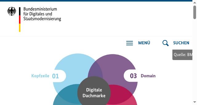 Screenshot of digitale-verwaltung.de