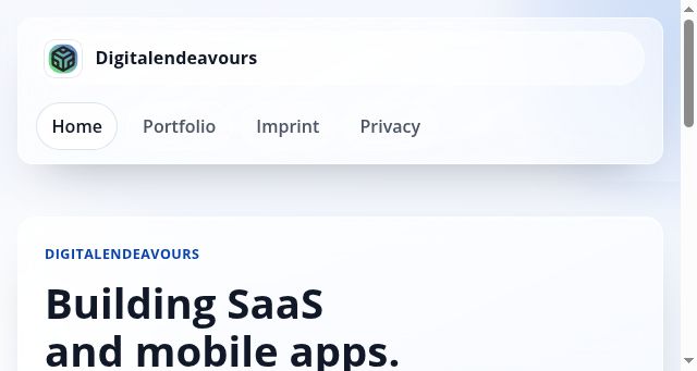 Screenshot of digitalendeavours.org