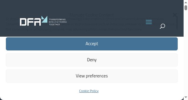 Screenshot of digitalfactoryalliance.eu
