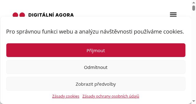 Screenshot of digitalniagora.cz