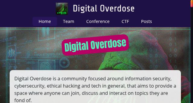 Screenshot of digitaloverdose.tech