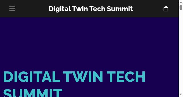 Screenshot of digitaltwintech-summit.com