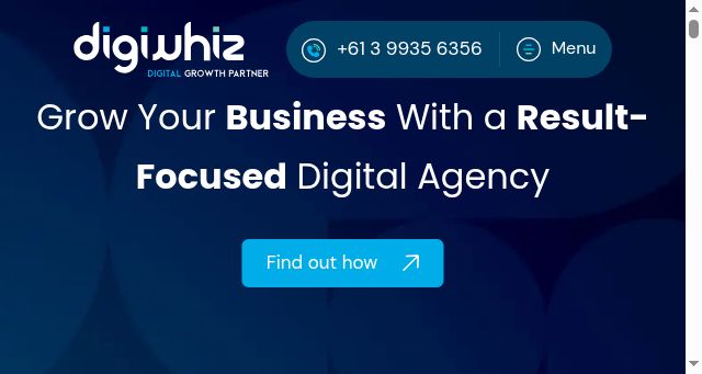 Screenshot of digiwhiz.com.au