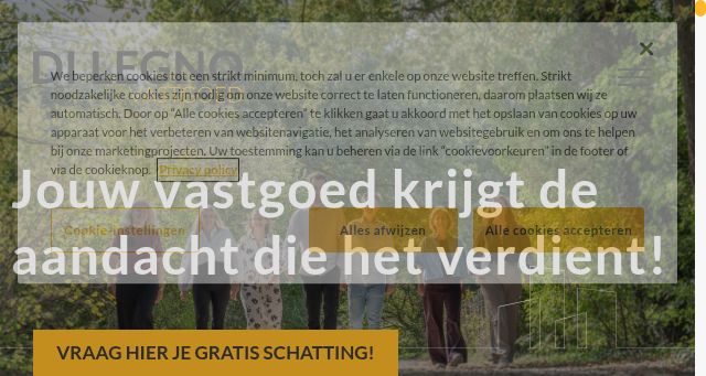 Screenshot of dilegno.immo