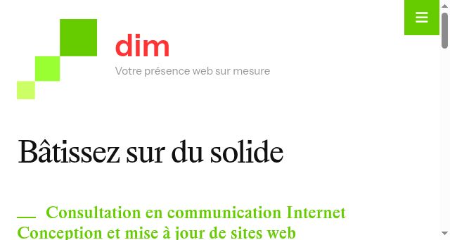 Screenshot of dim.qc.ca