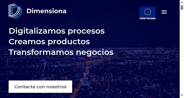 Screenshot of dimensiona.com