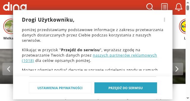 Screenshot of ding.pl
