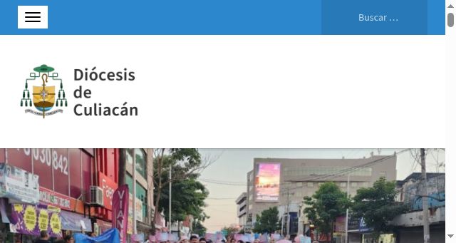 Screenshot of diocesisdeculiacan.org