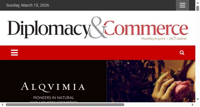 Screenshot of diplomacyandcommerce.hr