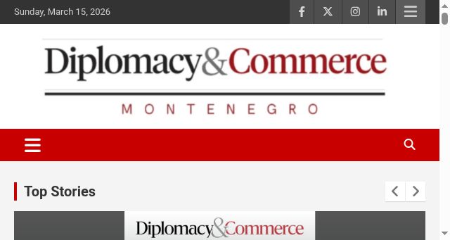 Screenshot of diplomacyandcommerce.me