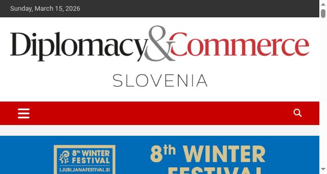 Screenshot of diplomacyandcommerceslovenia.si