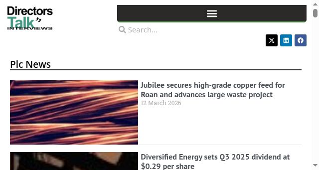 Screenshot of directorstalkinterviews.com