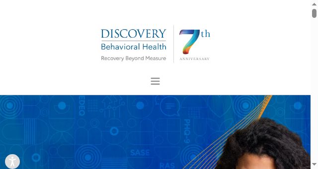 Screenshot of discoverybehavioralhealth.com