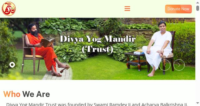 Screenshot of divyayoga.com