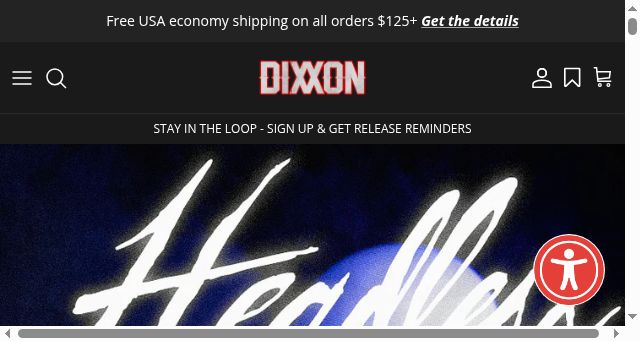 Screenshot of dixxon.com