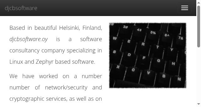 Screenshot of djcbsoftware.nl