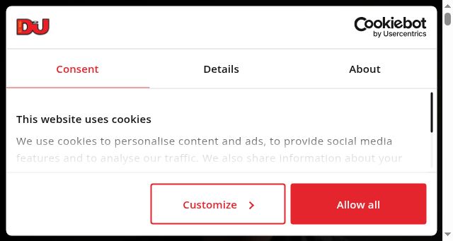 Screenshot of djmag.de