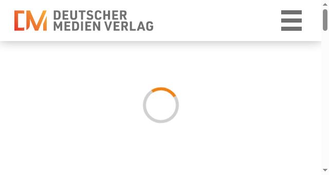 Screenshot of dmv-verlag.de