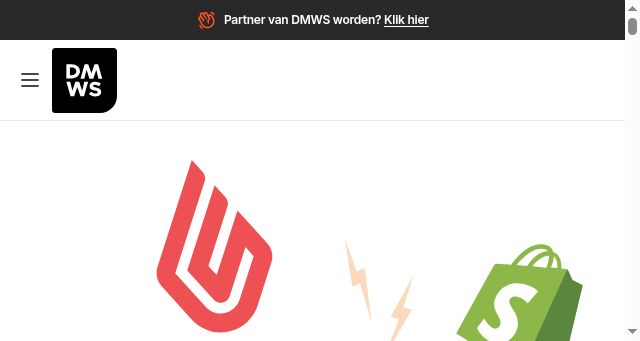 Screenshot of dmws.nl