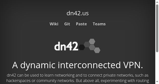 Screenshot of dn42.us