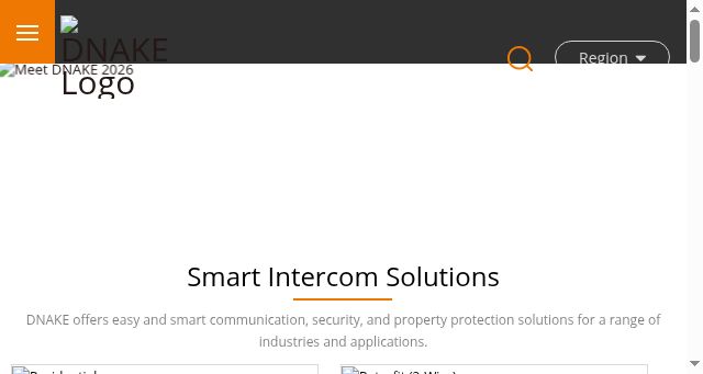 Screenshot of dnake-global.com