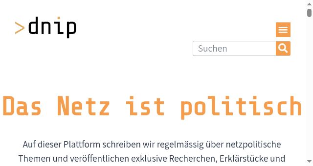 Screenshot of dnip.ch