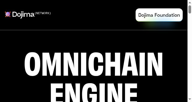 Screenshot of dojima.network