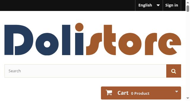 Screenshot of dolistore.com