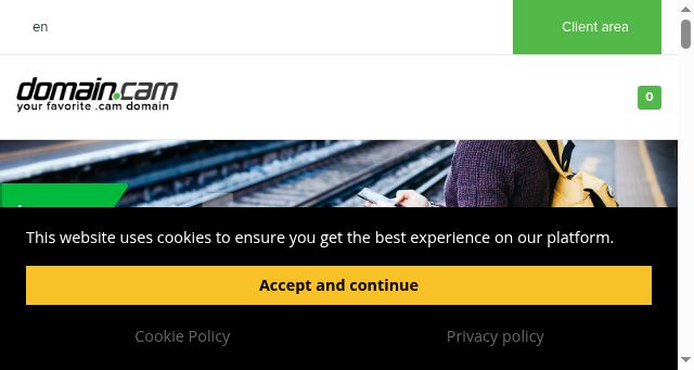 Screenshot of domain.cam