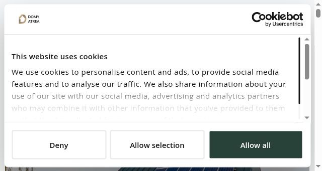 Screenshot of domyatrea.cz