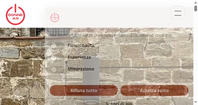 Screenshot of donne4.it