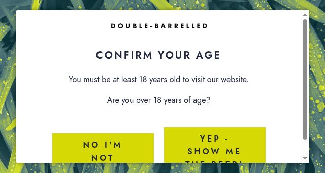 Screenshot of doublebarrelled.co.uk