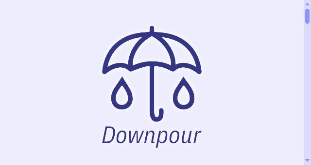 Screenshot of downpour.games