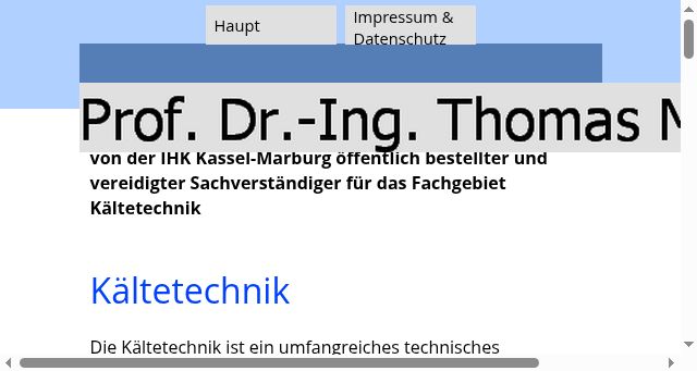 Screenshot of dr-ing-maurer.de