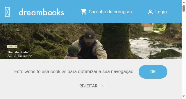 Screenshot of dreambooks.pt