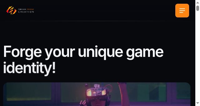 Screenshot of dreamforgecreation.com