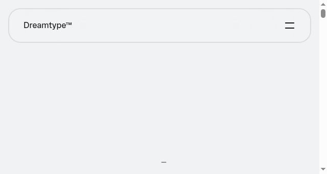 Screenshot of dreamtype.xyz