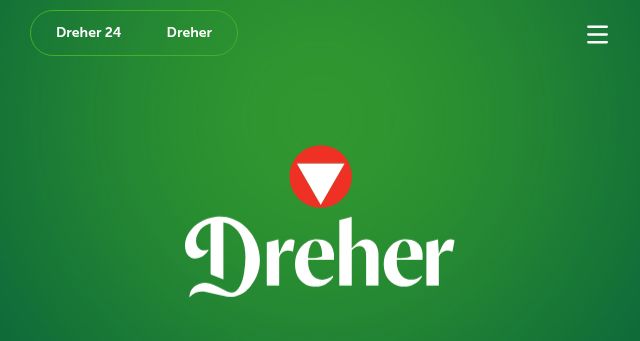 Screenshot of dreher.hu