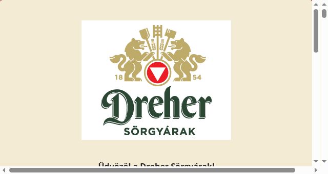 Screenshot of dreherzrt.hu