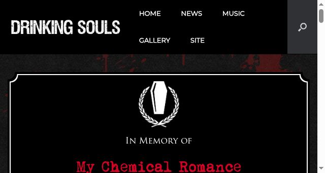 Screenshot of drinkingsouls.com