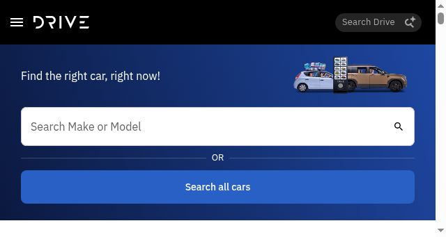 Screenshot of drive.com.au