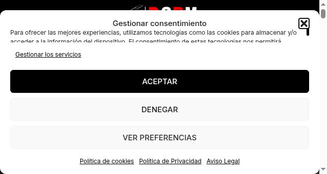 Screenshot of dsrm-racingstore.com