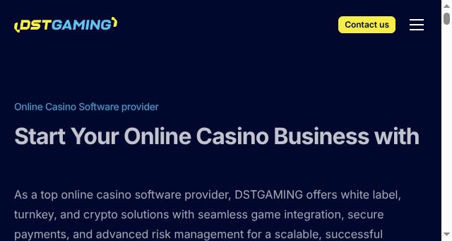 Screenshot of dstgaming.com